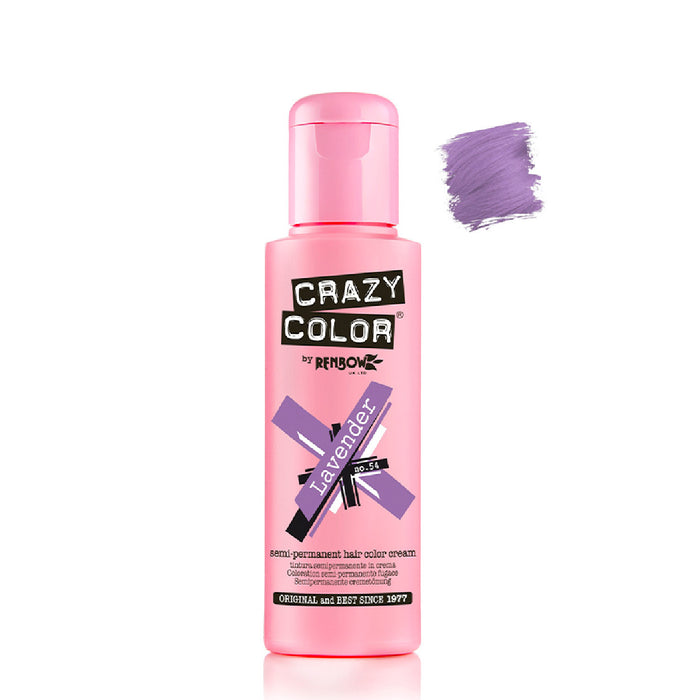 Colorante semipermanente senza ammoniaca 100ml - Crazy Color: Color - 54 -  Lavender