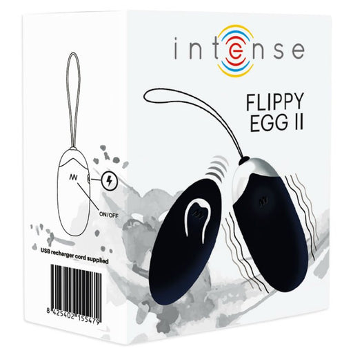 Flippy Ii Egg telecomando ricaricabile nero - Giocattoli per coppie - Intense - 2
