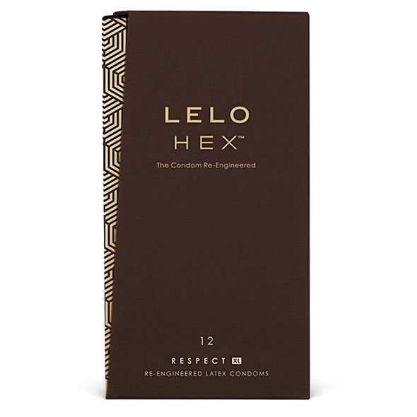 Condones Hex Respect XL Confezione da 12 - Lelo - 1