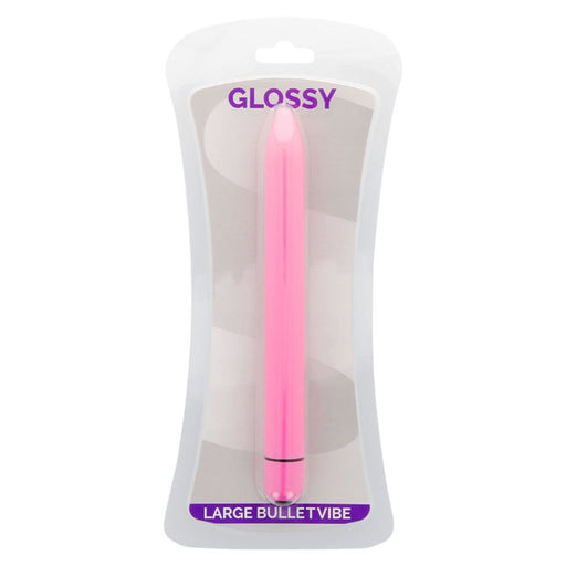 Vibratore Slim Rosa Intenso - Glossy - 2
