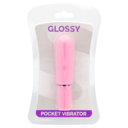 Vibratore tascabile rosa intenso - Glossy - 2