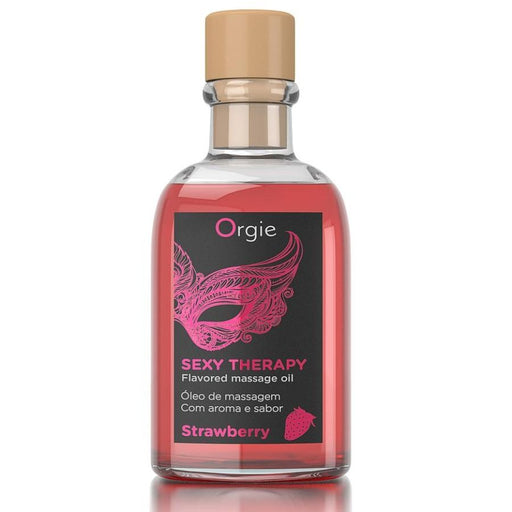 Olio da Massaggio per Labbra Fragola + Piuma - Orgie - 2