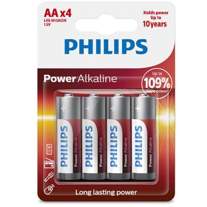 Batteria alcalina Aa Lr6 4 unità - Phillips - 1