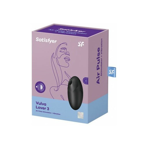 Vulva Lover 3 Stimolatore e Vibratore - Nero - Satisfyer - 2