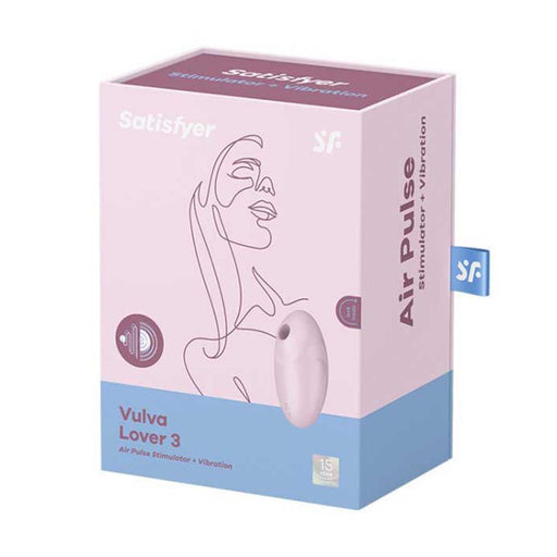 Amante di Vulva 3 Stimolatore e Vibratore - Rosa - Satisfyer - 1
