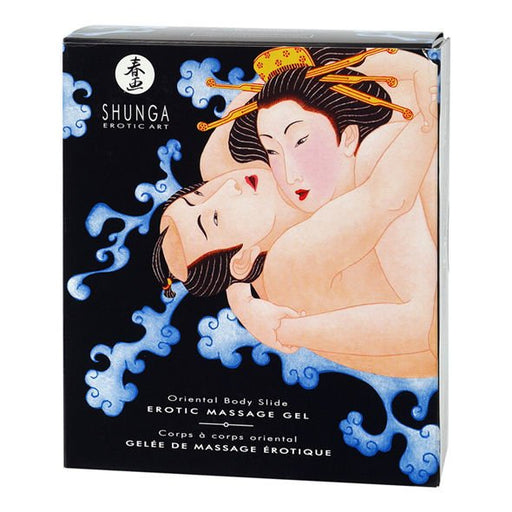 Gel da massaggio erotico orientale Corpo a corpo Frutti esotici - Kit - Shunga - 2