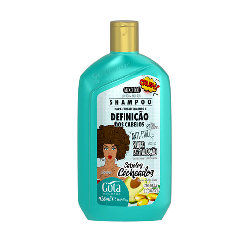 Shampoo Rinforzante Ricci 430ml - Gota Dourada - 1