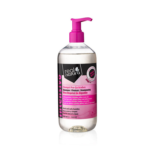 Shampoo Senza Sale per Ricci - Champô Sem Sal Pro-cachinhos 500 ml - Real Natura - 1