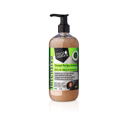 Shampoo Esfoliante Senza Sale per Spa - Champô Esfoliante Senza Sale Pro Spa 500 ml - Real Natura - 1