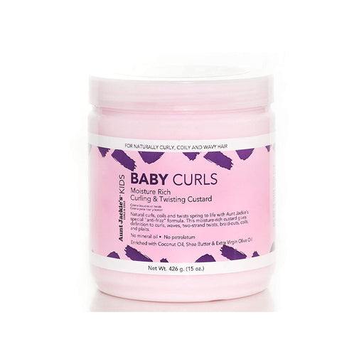 Crema styling per bambini - Baby Curls Moisture Rich Curling &amp; Twisting Custard 426 G - Aunt Jackie's - 1