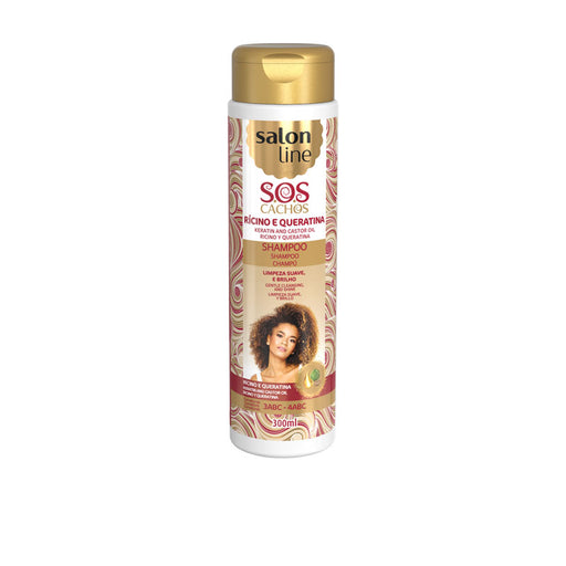Shampoo SOS Cachos - Ricino e Cheratina 300ml - Salon Line - 1