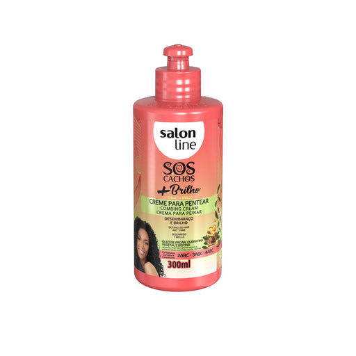 SOS Cachos + Crema Styling Shine 300ml - Salon Line - 1