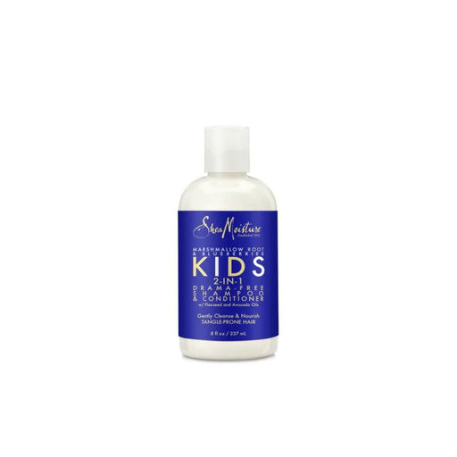 Shampoo e balsamo per bambini 2 in 1 - Radice di marshmallow e mirtilli - Shea Moisture - 1