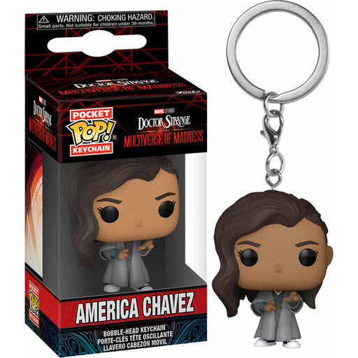 Portachiavi Pocket Pop Marvel Doctor Strange America Chavez - Funko - 1