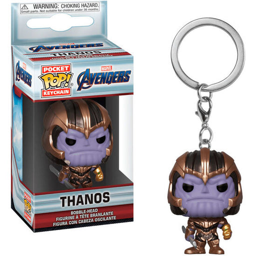 Portachiavi Pocket Pop Marvel Avengers Endgame Thanos - Funko - 1