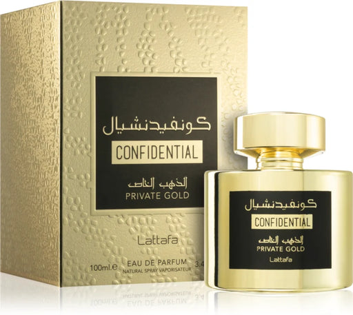 Confidential Private Gold Eau de Parfum unisex 100 ml - Lattafa - 1
