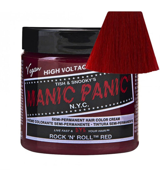 Tintura semipermanente classica 118ml - Manic Panic: Color - Rock &amp;#039;n&amp;#039; Roll Red