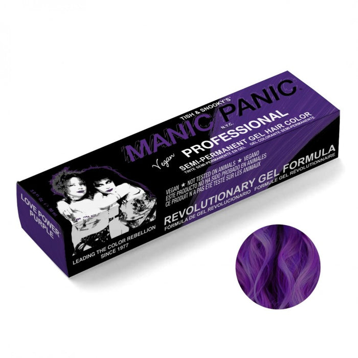 Tintura professionale semipermanente fantasia 90ml - Manic Panic: Love Power Purple - 4