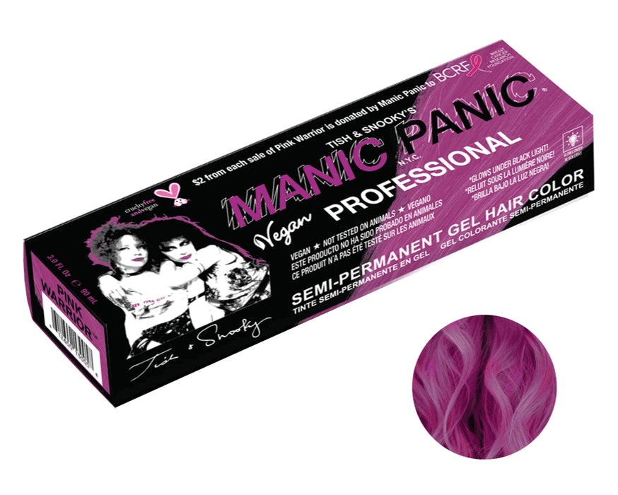 Tintura professionale semipermanente fantasia 90ml - Manic Panic: Pink Warrior - 7