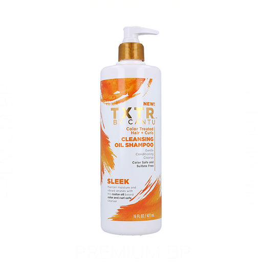 CANTU TXTR SLEEK Shampoo detergente con olio - Capelli tinti e ricci -473ML - Cantu - 1